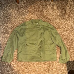 Madewell Casual Olive Green Military Jacket
